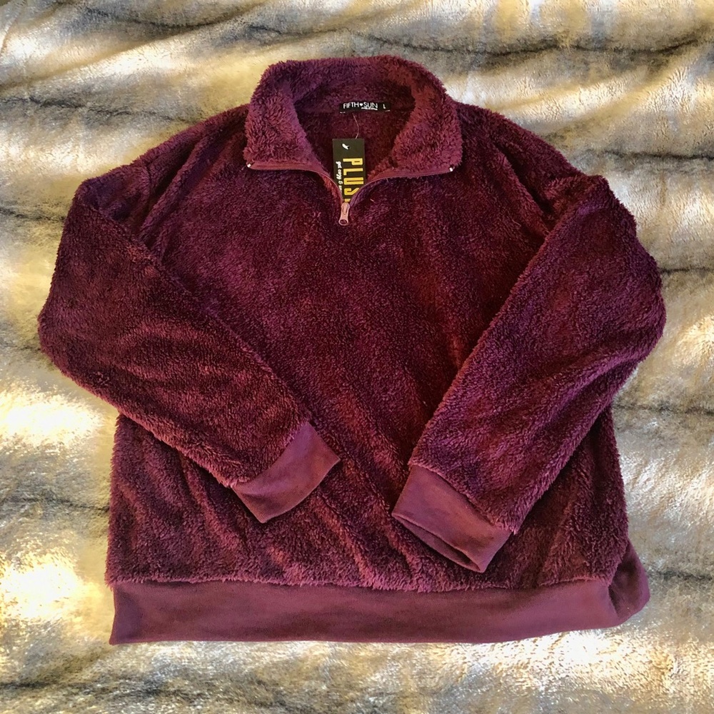 Super soft maroon sweater!
